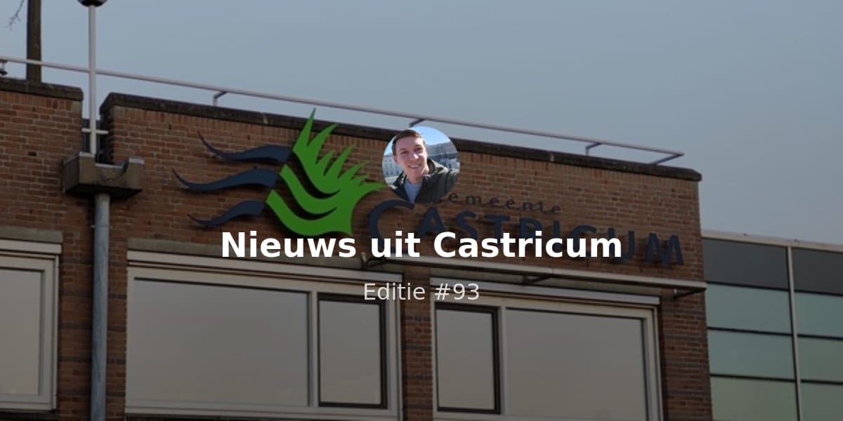 Nieuws uit Castricum: dit merk jij van de begroting voor 2023